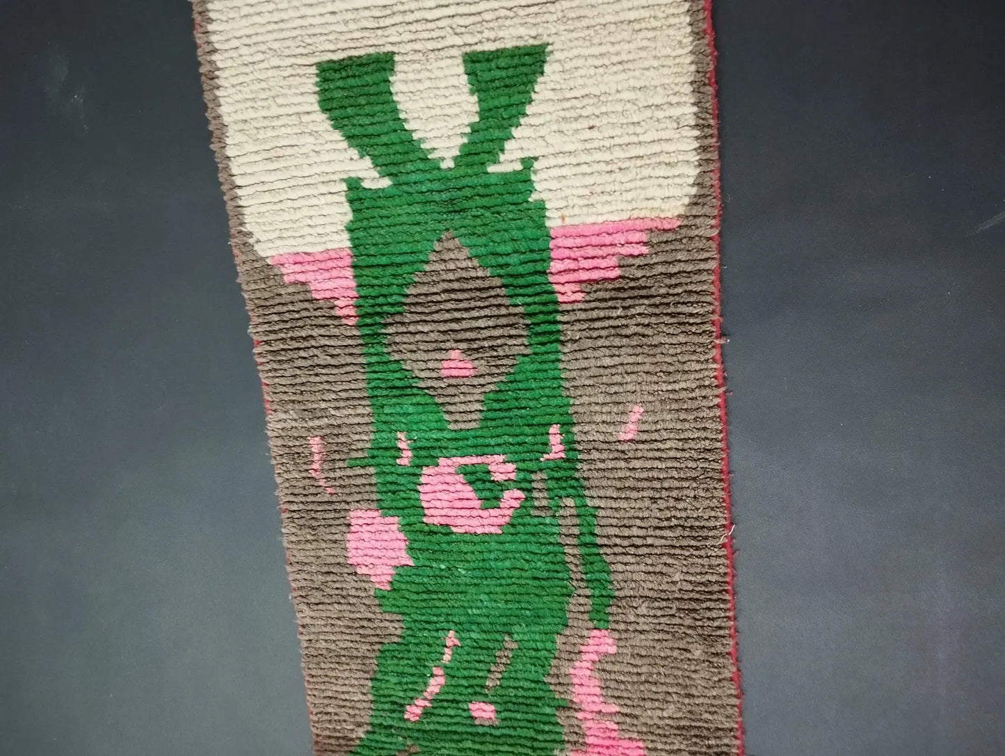 Custom Handmade Moroccan Boujaad Runner Rug - Colorful Berber Wool Rug - Hallway Carpet - Authentic Wool Rug Runner - Beni Ourain Style rug