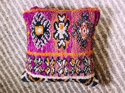 Vintage Kilim Pillow 20x20 inches, Home Decor, Handwoven moroccan Pillow, Moroccan Pillow, Decorative Throw Pillow, Kilim Cushion Cover