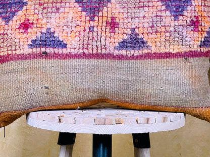 Vintage Kilim Pillow 14x21 inches, Home Decor, Handwoven moroccan Pillow, Moroccan Pillow, Decorative Throw Pillow, Kilim Cushion Cover