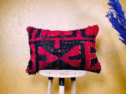 Vintage Kilim Pillow 16x23 inches, Home Decor, Handwoven moroccan Pillow, Moroccan Pillow, Decorative Throw Pillow, Kilim Cushion Cover